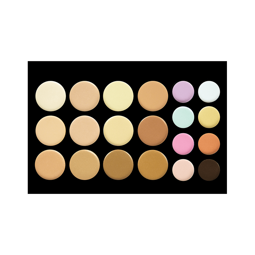 20 Color Concealer/Contour Palette 20CON - Crown
